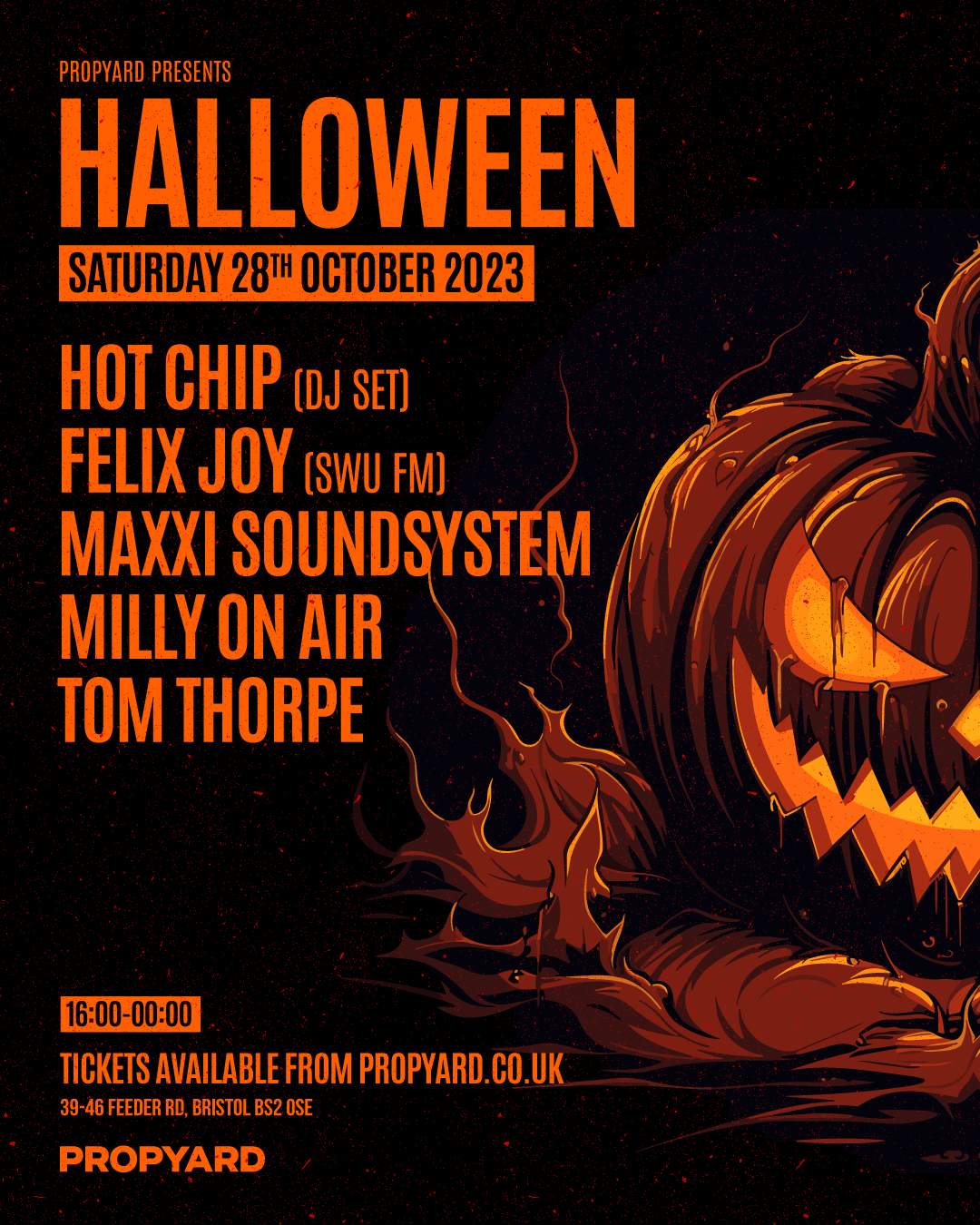 Hot Chip Halloween - Página frontal