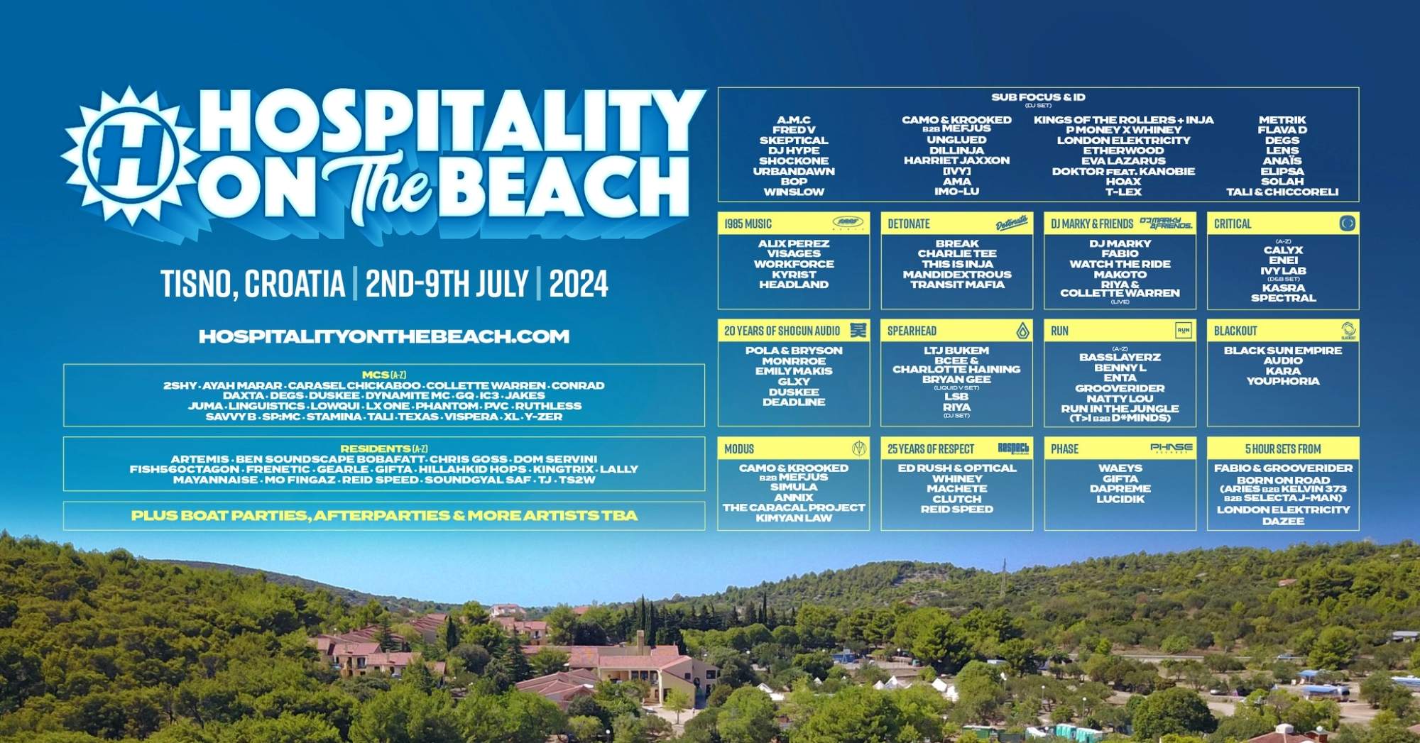 Hospitality On The Beach 2024 - フライヤー表