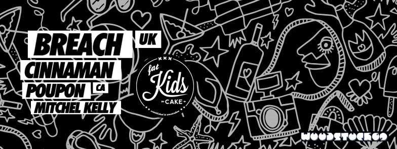 Fat Kids Cake at the Beach with Breach, Cinnaman and More - Página frontal