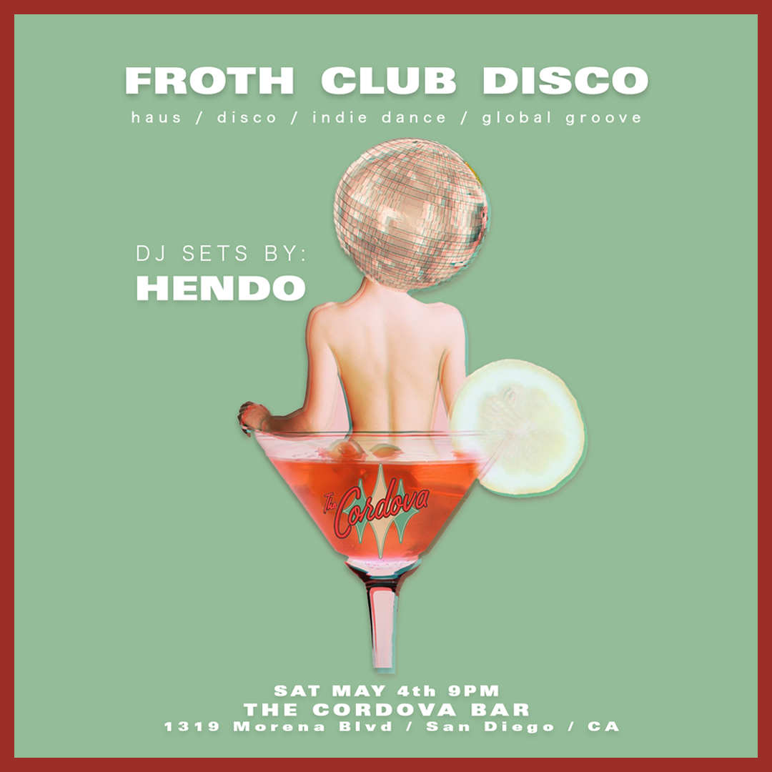 Froth Club Disco - フライヤー表