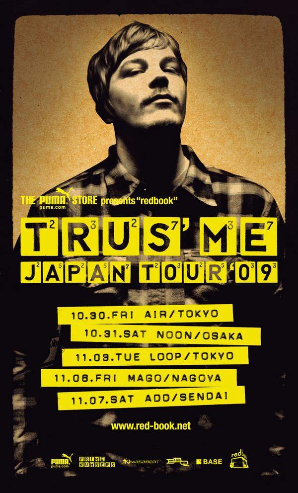 Puma Store pres. Trus'me Japan Tour - Página frontal