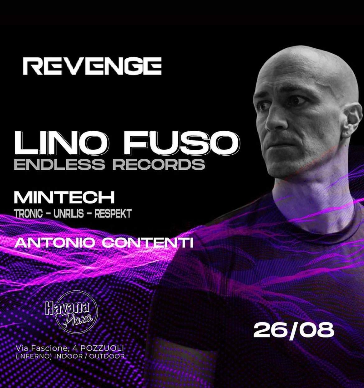 Lino Fuso live - Página frontal