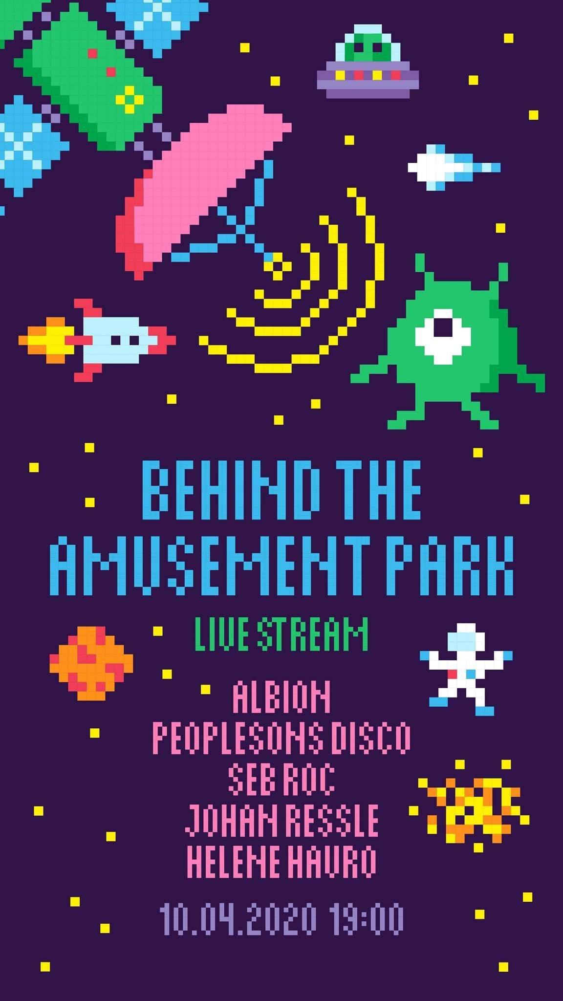 Behind the Amusement Park Live Stream - フライヤー表