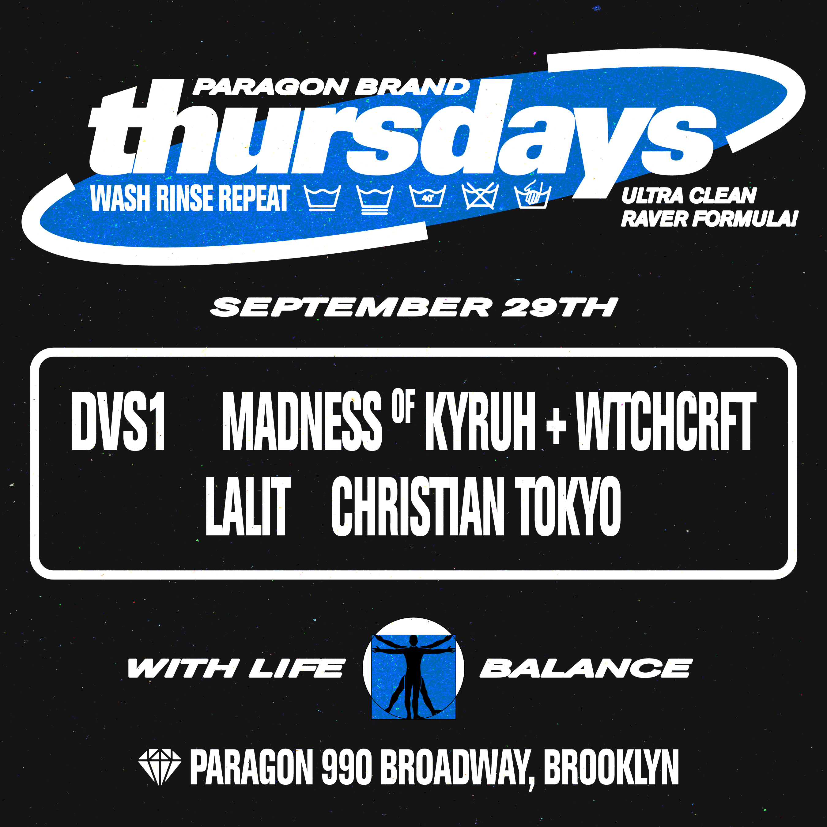 DVS1 MADNESS OF (KYRUH + WTCHCRFT) LALIT Christian Tokyo - フライヤー表