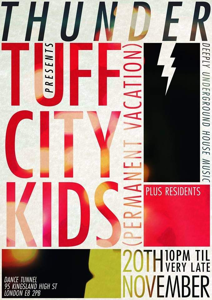 Thunder with Tuff City Kids - Página frontal