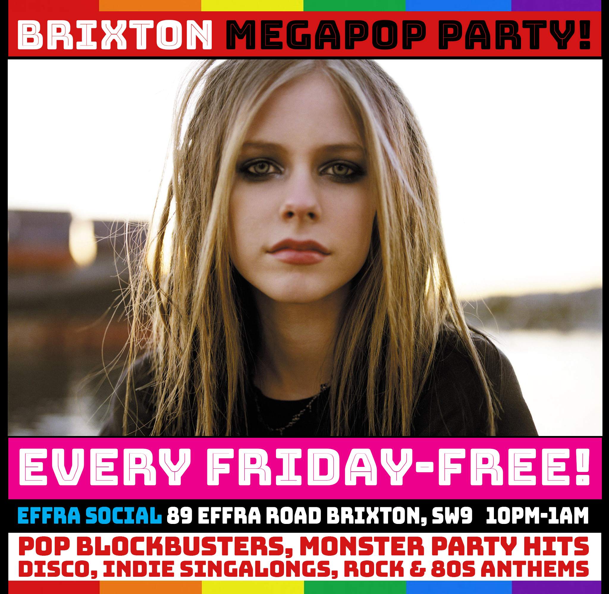The Big Brixton MegaPop Party - Página trasera