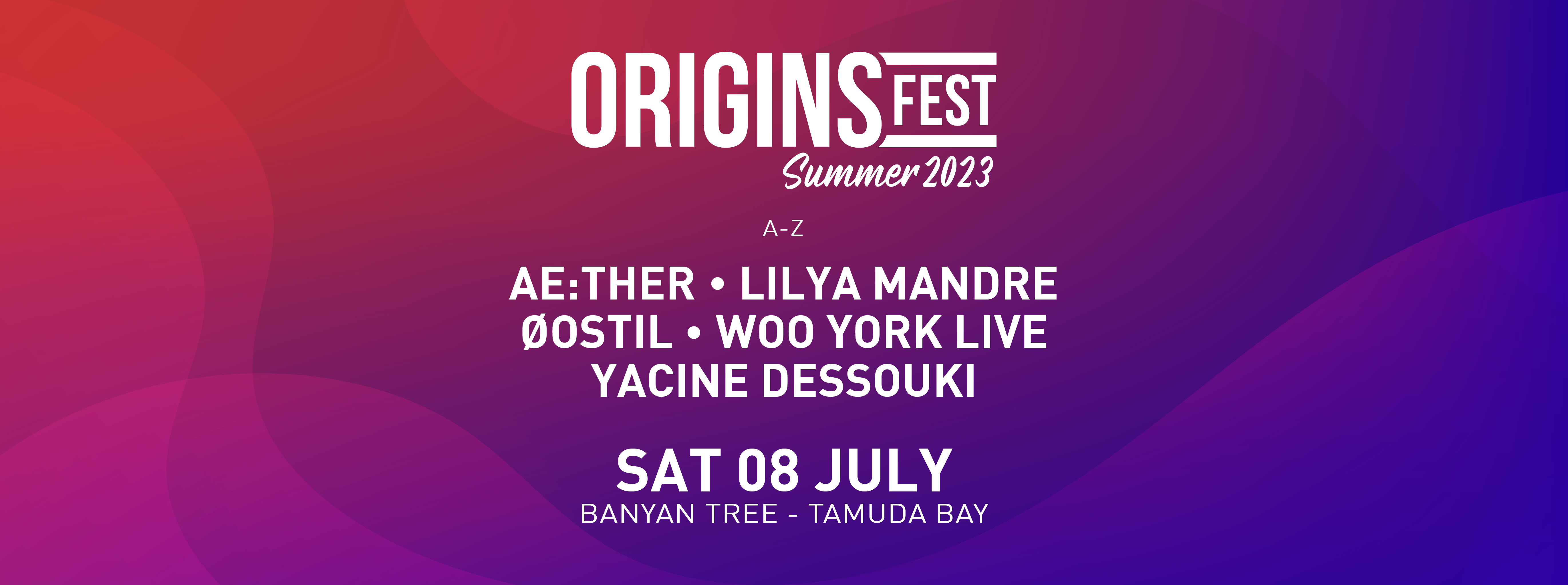 Origins Summer - フライヤー表