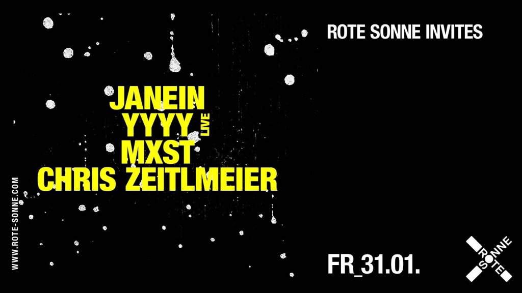 Rote Sonne Invites - JANEIN, YYYY *Live - フライヤー表