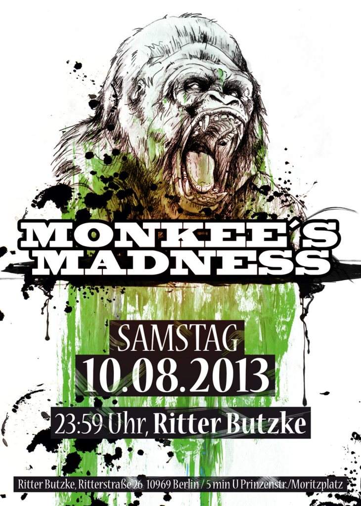 Monkees Madness #3 - フライヤー裏