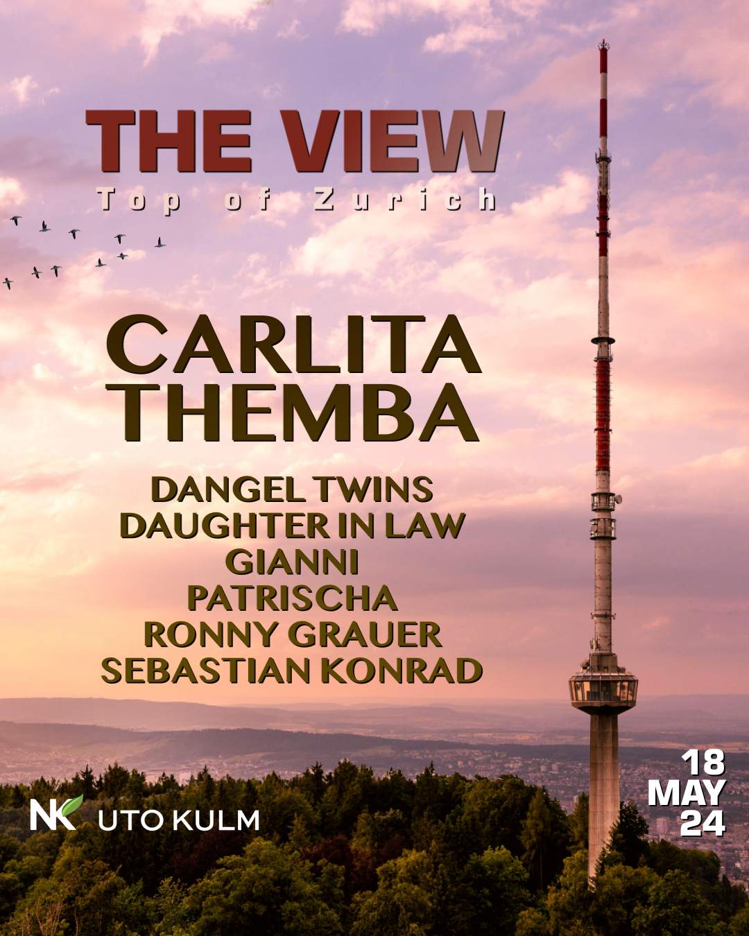 THE VIEW - フライヤー表