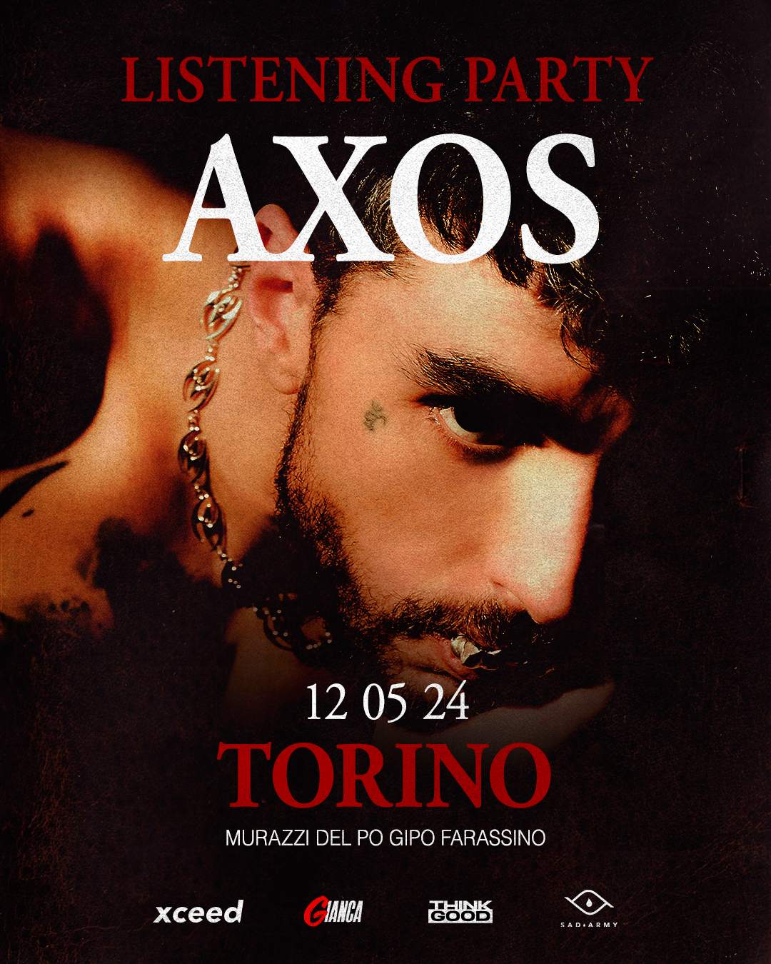 AXOS - Listening Party - Página frontal