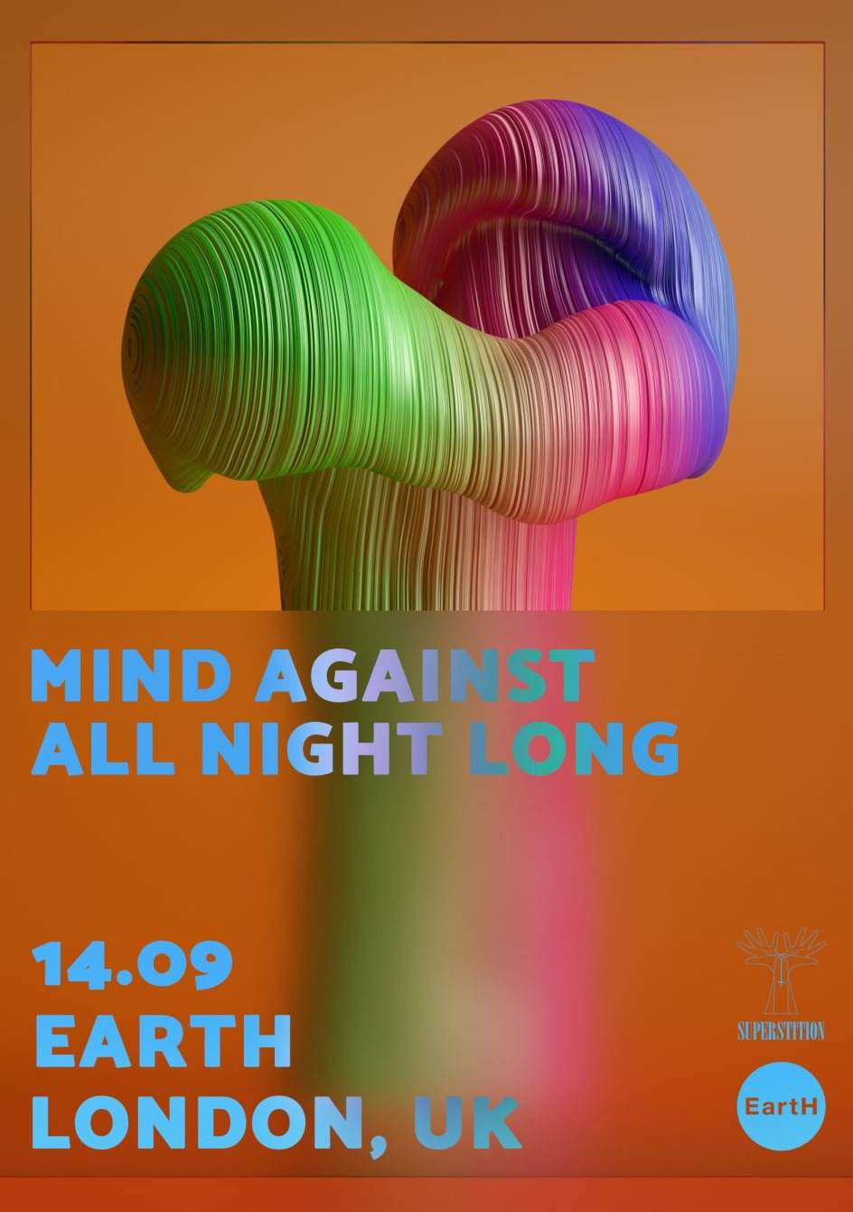 Superstition presents: Mind Against - All Night Long - Página frontal