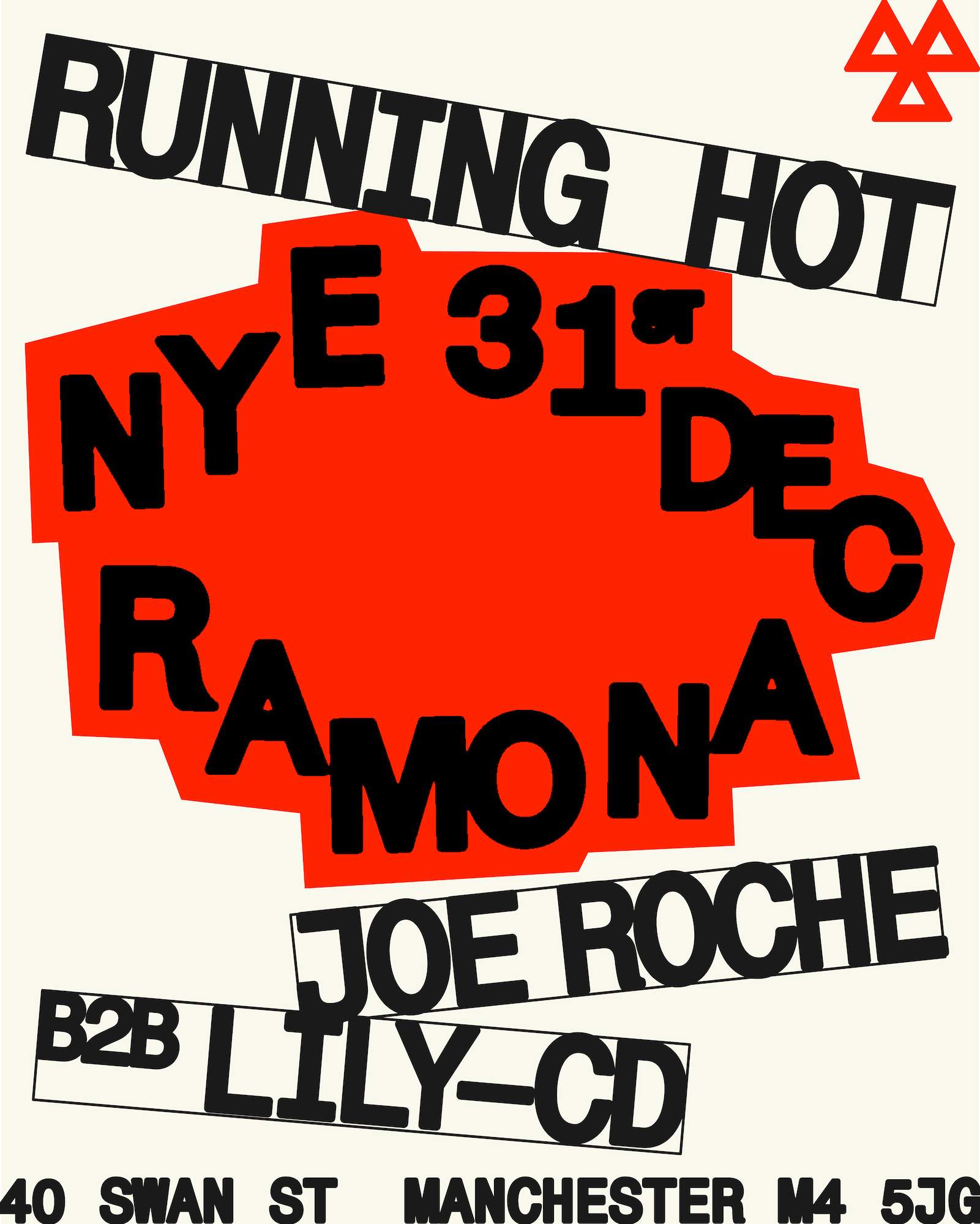 Ramona NYE // Running Hot with Lily C-D B2B Joe Roche at Ramona, Manchester