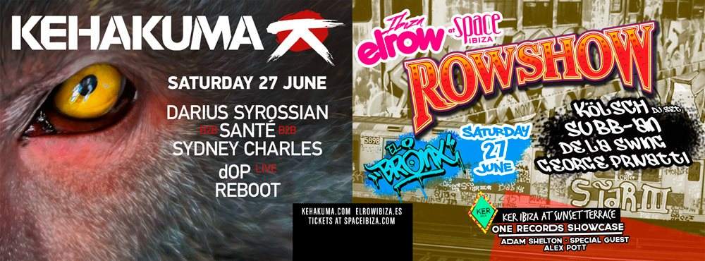 Elrow Ibiza presents Rowshow: The Bronx - フライヤー裏