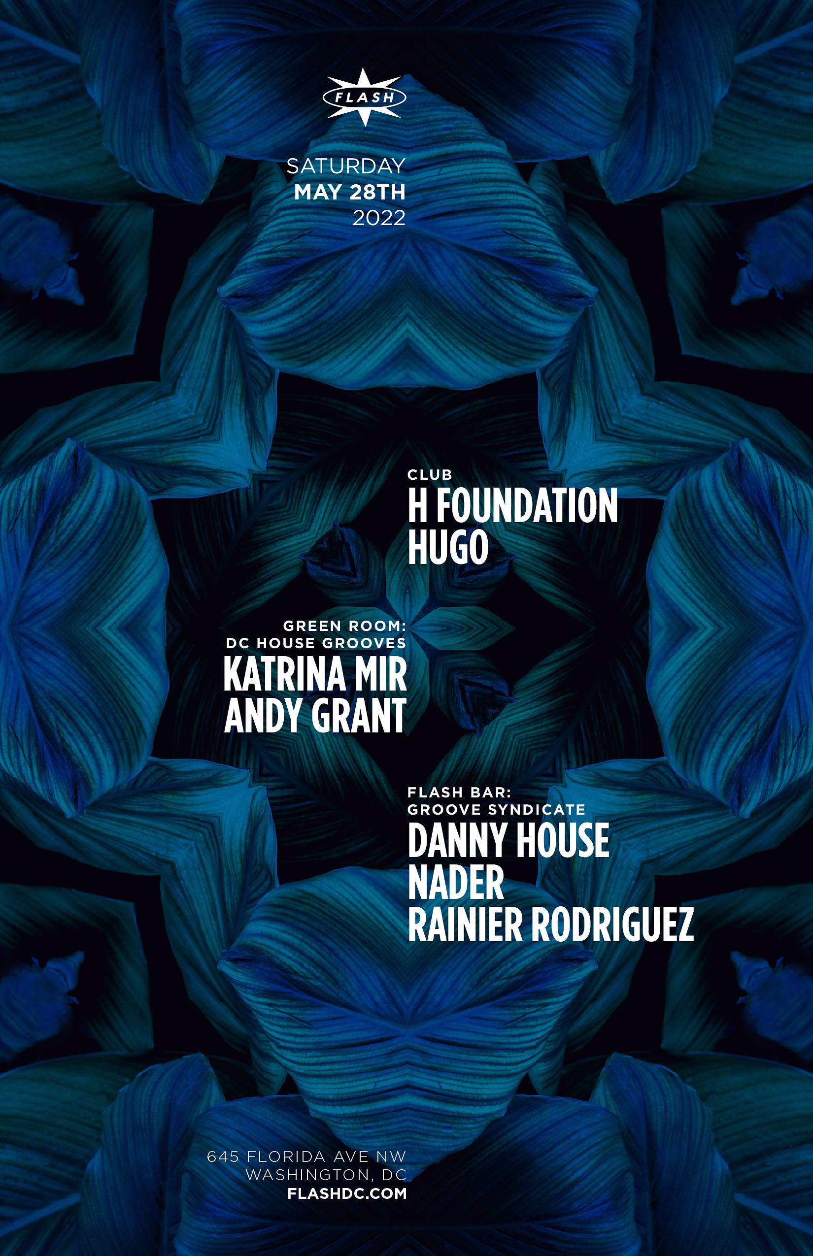 H Foundation - Hugo - DC House Grooves - Groove Syndicate - フライヤー表