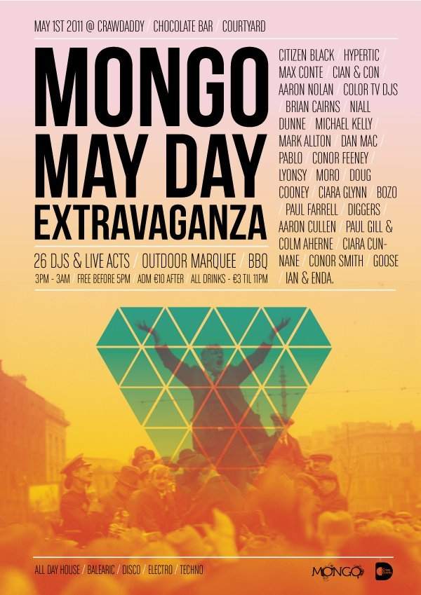 Mongo May Day Party - フライヤー表
