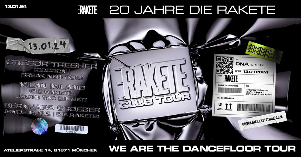 20 Jahre Rakete Clubtour with Gregor Tresher - Página frontal