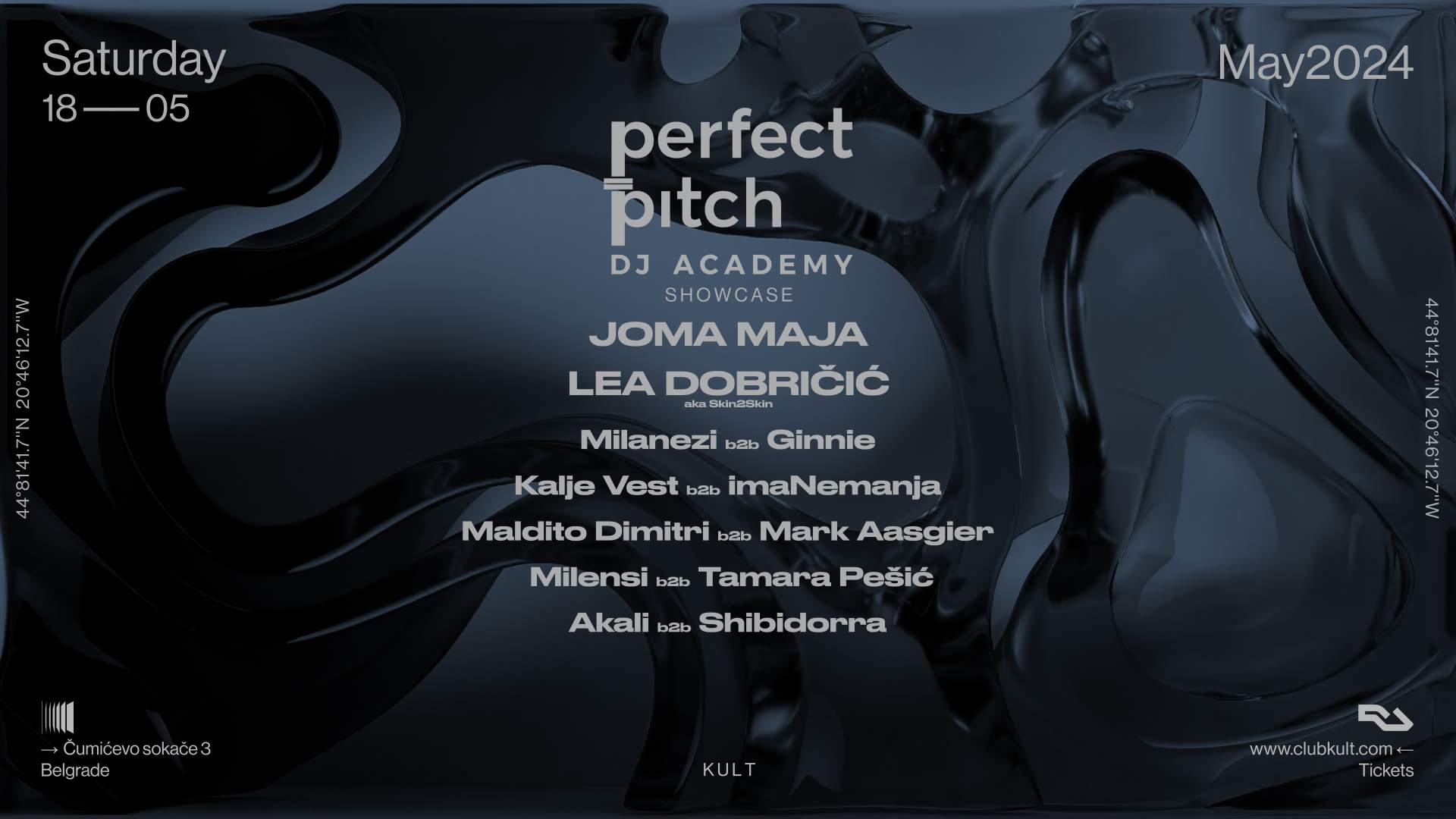 Lea Dobričić & Joma Maja + Perfect Pitch DJs - Página frontal