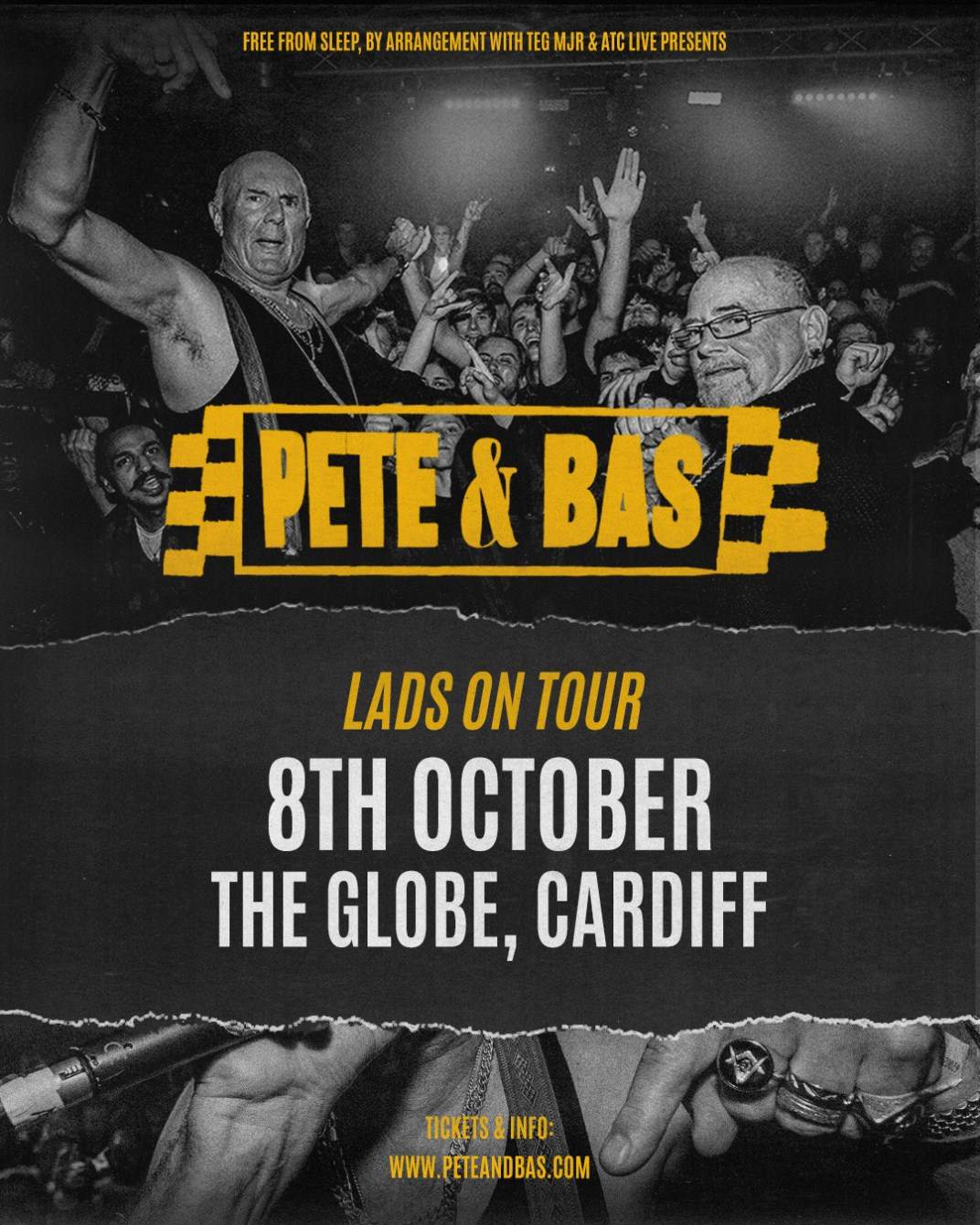 Pete & Bas - Cardiff - Página trasera