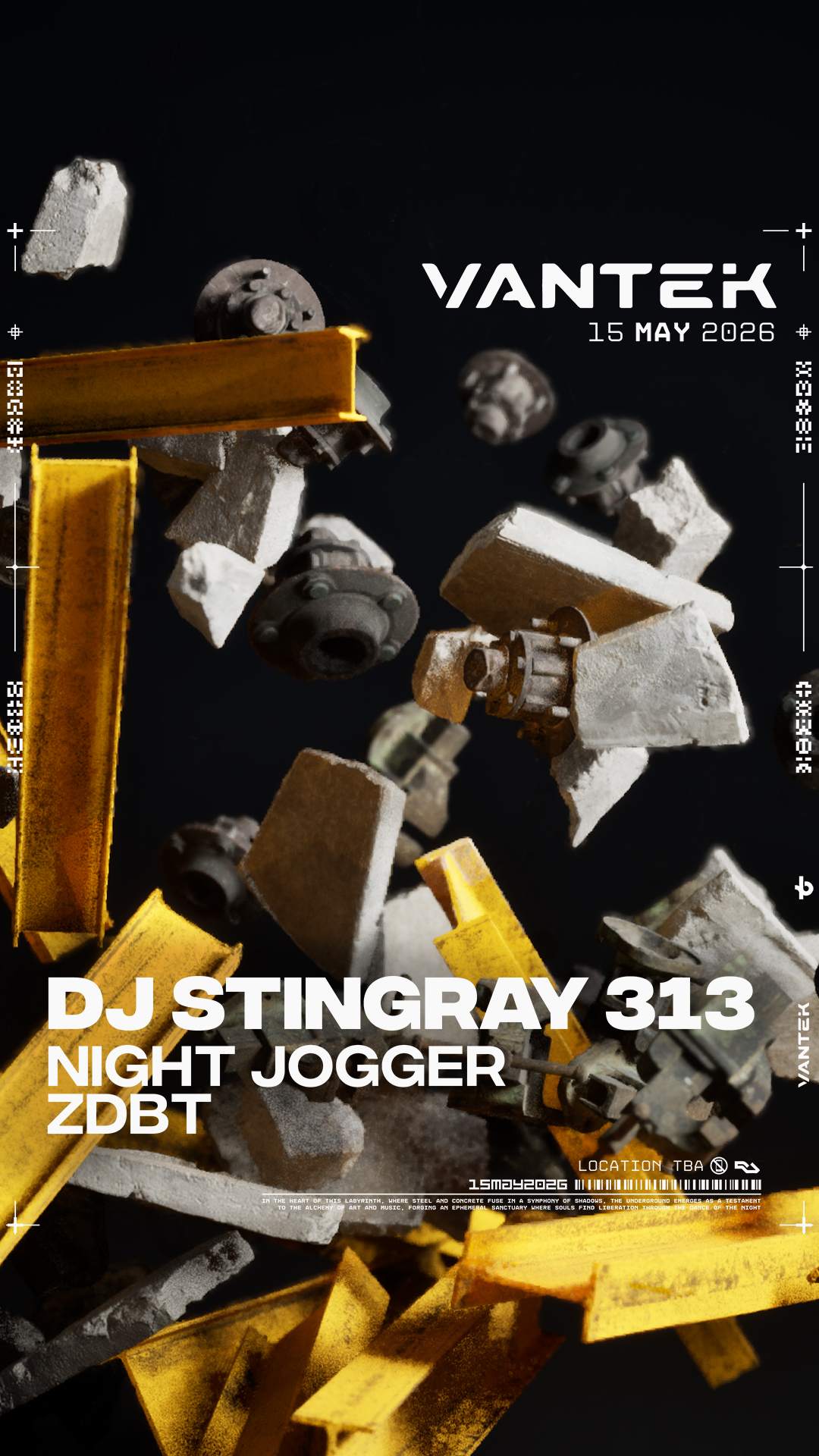VANTEK: DJ Stingray 313 at TBA, Vancouver