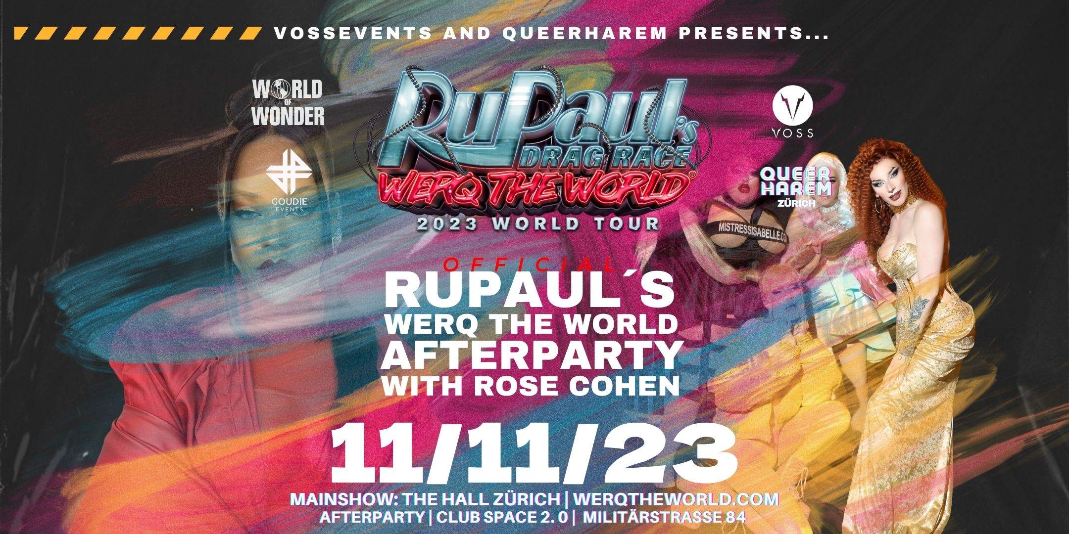 Official RuPaul´s Werq the World Afterparty with Rose Cohen - Página frontal