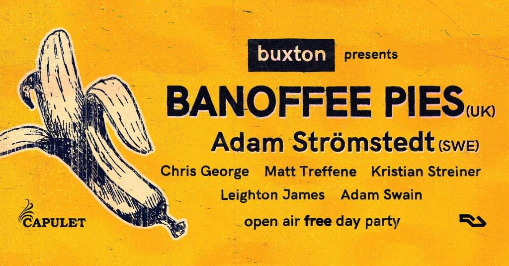 Buxton presents Banoffee Pies - フライヤー裏
