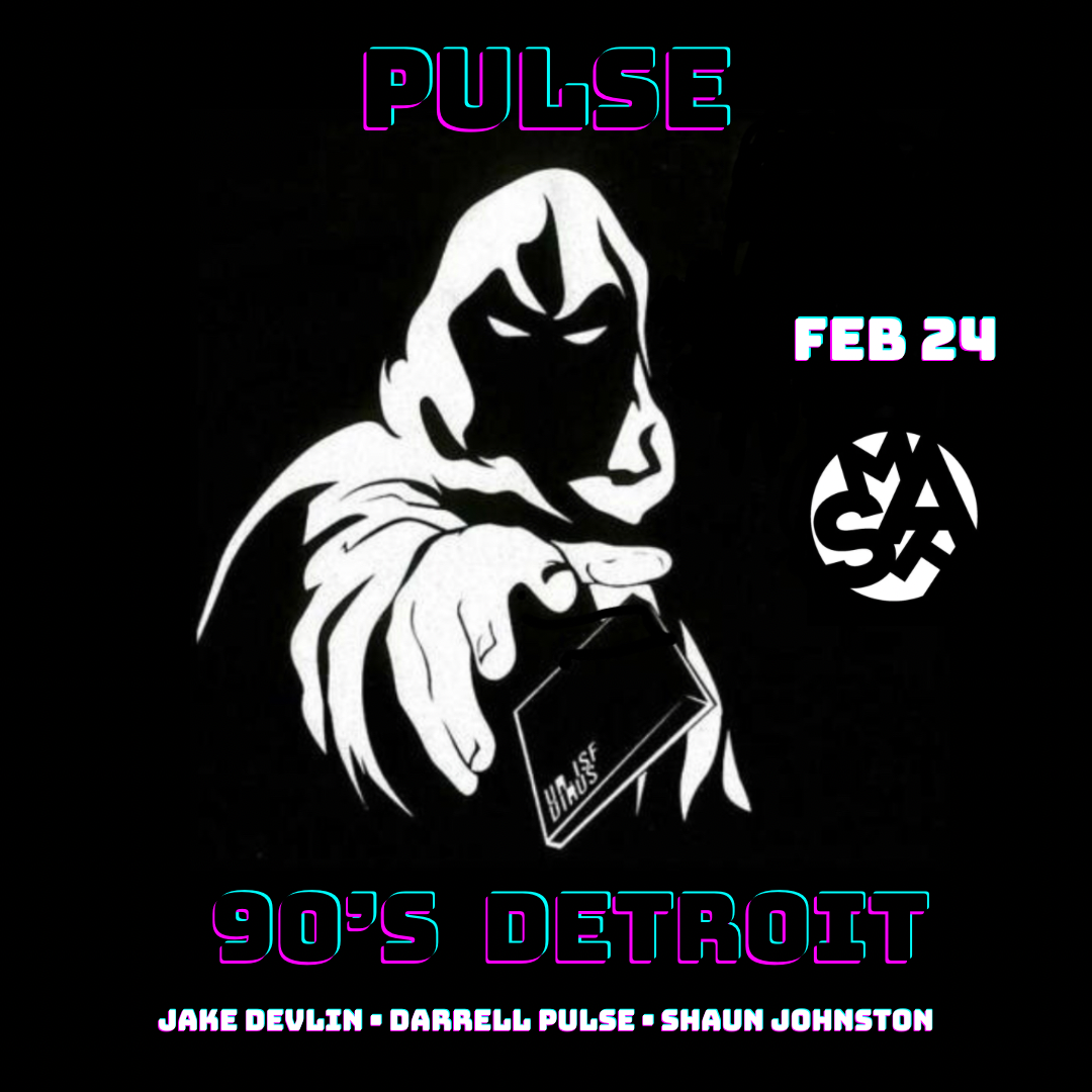 Pulse: 90's Detroit - フライヤー表