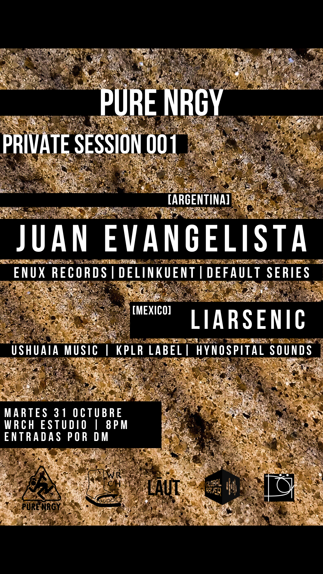 Pure Nrgy Private Session 001: Juan Evangelista - Página frontal