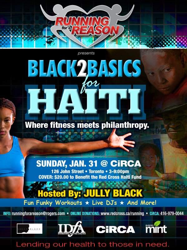 b2b with Jully Black - A Workout benefit for Haiti - Página frontal