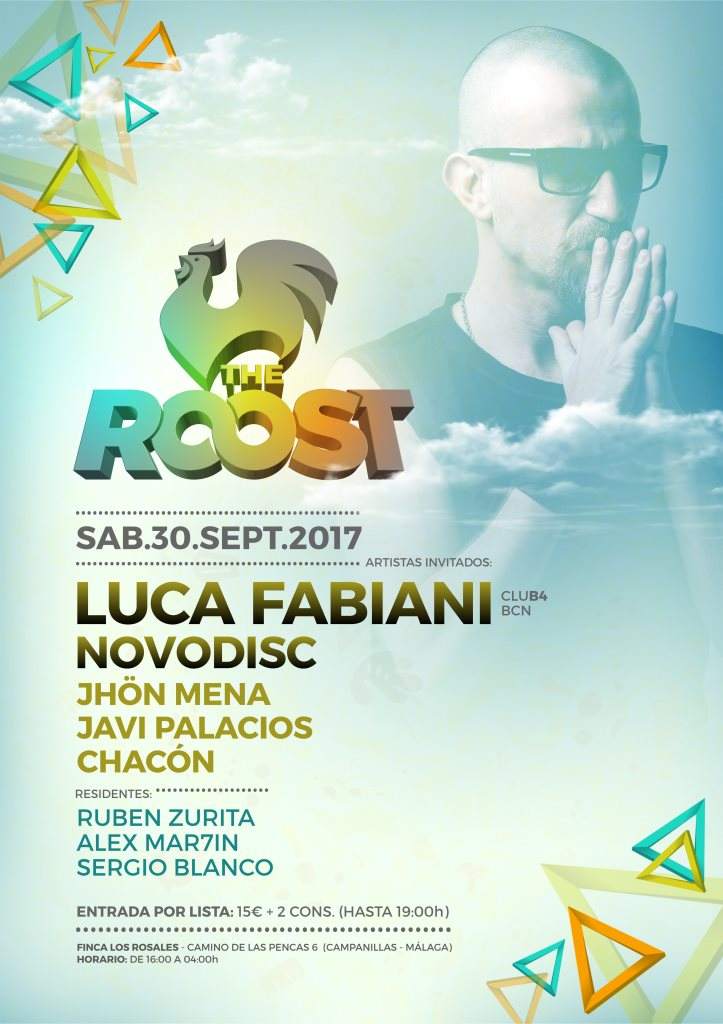 The Roost present Luca Fabiani - フライヤー表