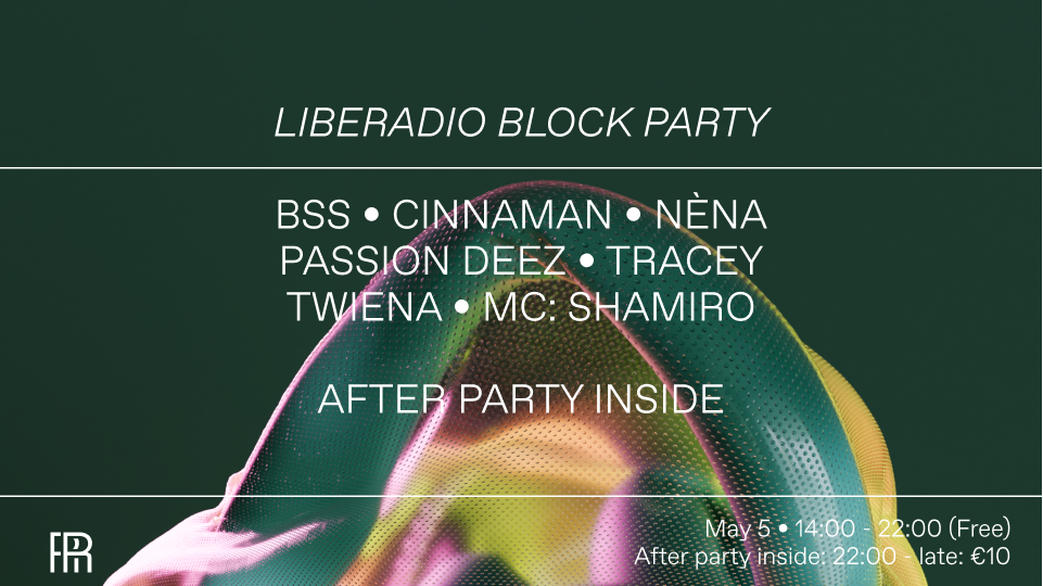 LIBERADIO Block Party - フライヤー表