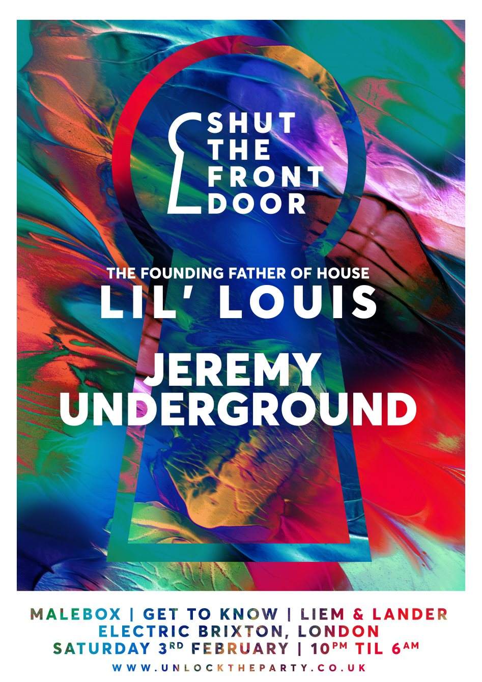 Shut The Front Door: Lil' Louis & Jeremy Underground - Página trasera