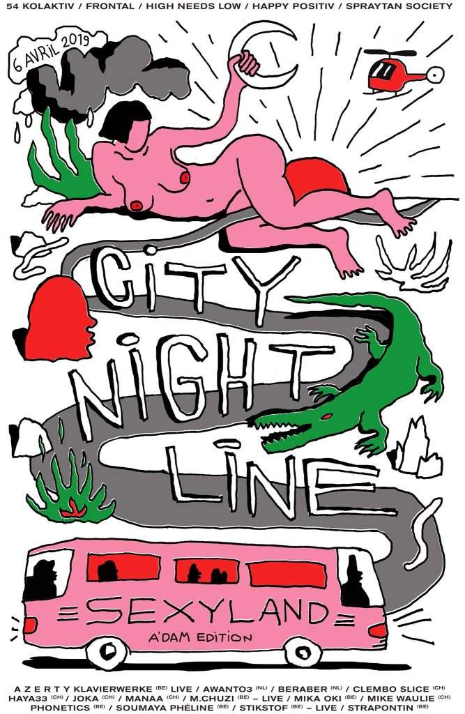 City Nightline Sexyland - フライヤー表