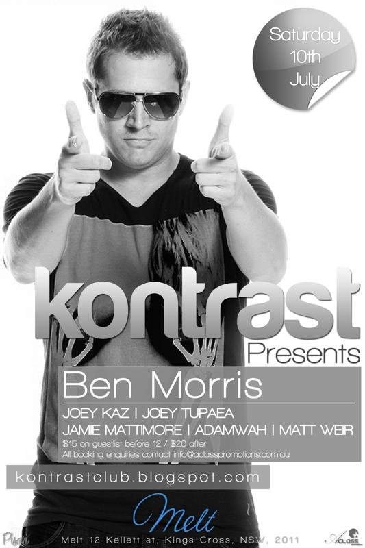 Kontrast presents Ben Morris - Página frontal
