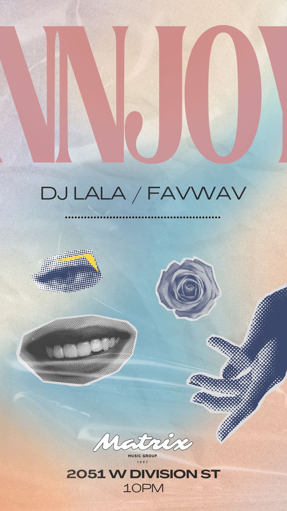 DJ Lala & Favwav - フライヤー表