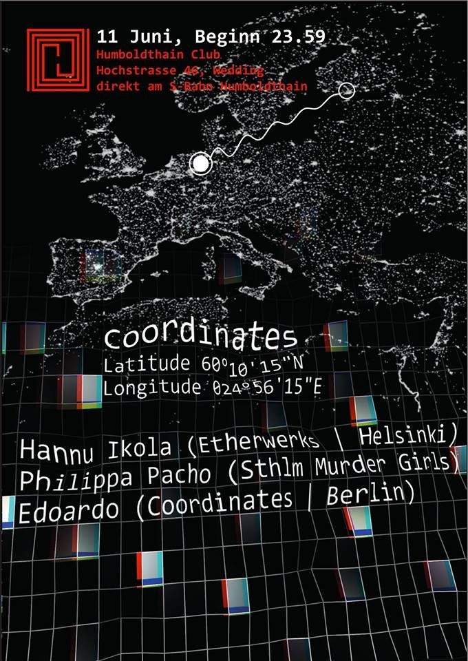 Coordinates - Latitude 60°10′15″n Longitude 024°56′15″e - Página frontal