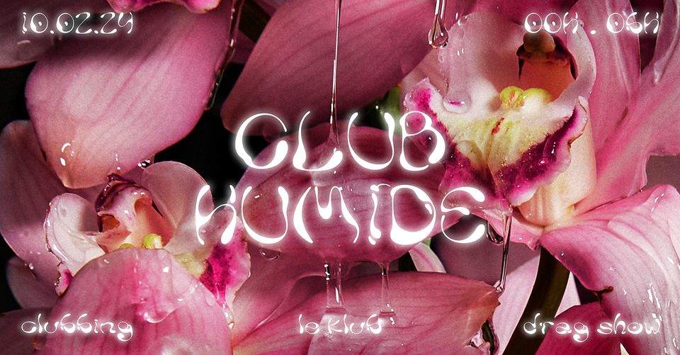 Club Humide Vol.3 - フライヤー表