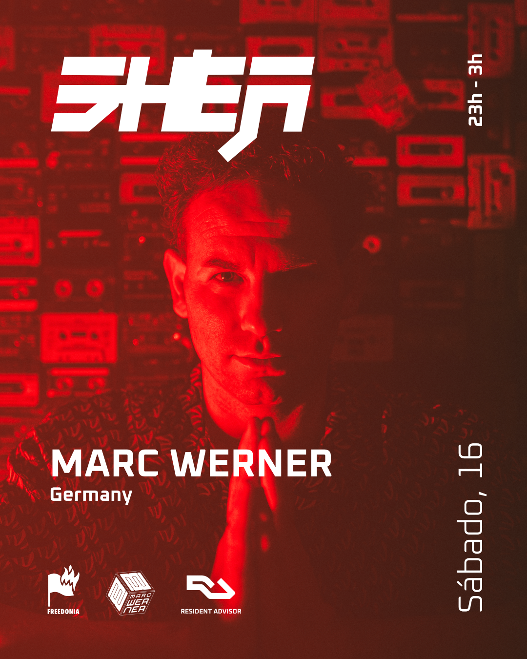 SHEA with MARC WERNER - フライヤー裏