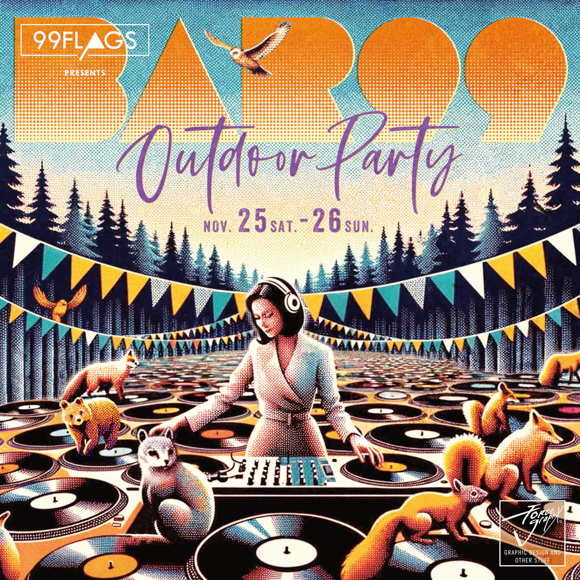 99FLAGS PRESENTS 'BAR99' OUTDOOR PARTY - フライヤー表