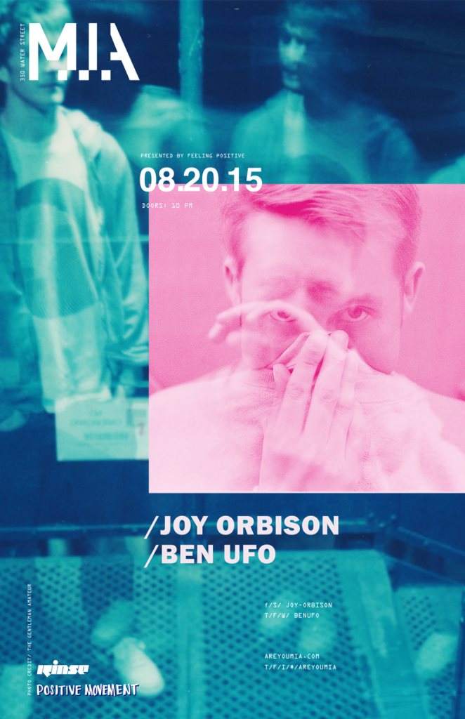 Joy Orbison & Ben UFO - フライヤー表