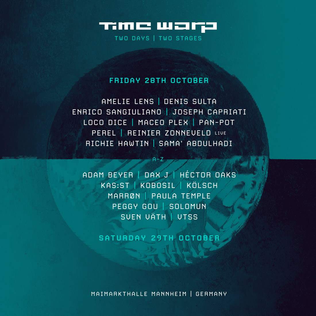 Time Warp Two Days - Two Stages - Página frontal