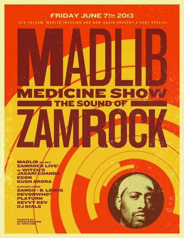Madlib Medicine Show - フライヤー表