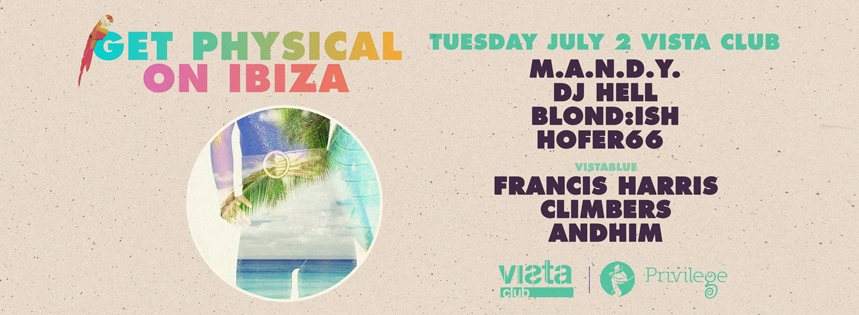 Get Physical On Ibiza - Flyer front