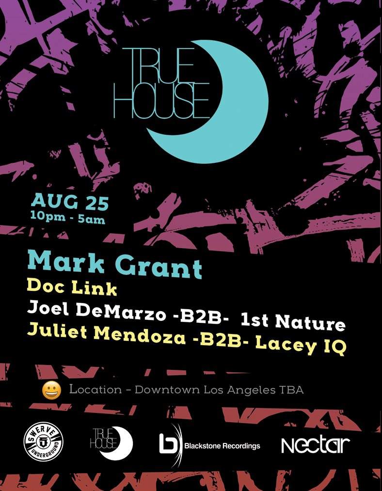 True House with Mark Grant - フライヤー裏
