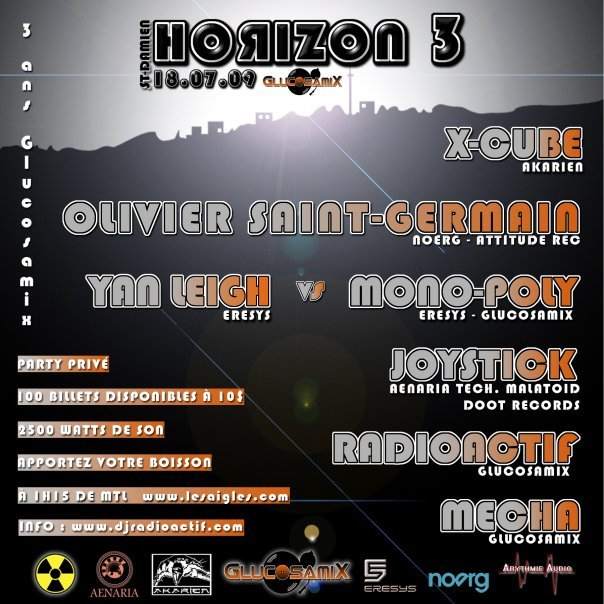 Horizon 3 - フライヤー表