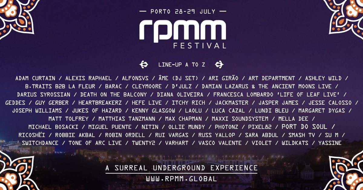RPMM Festival 2018 - Página frontal