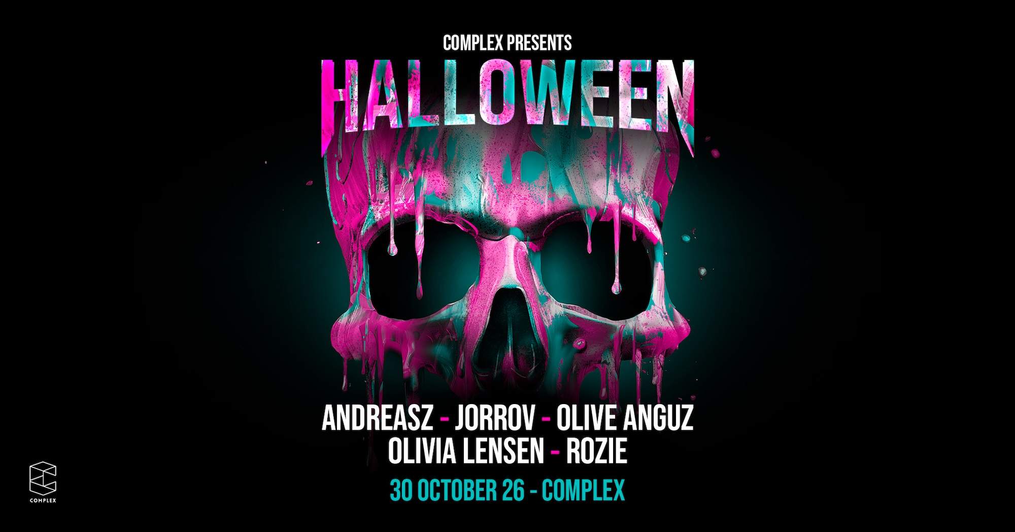 Complex Halloween with Olive Anguz / Rozie / OLIVIA LENSEN at