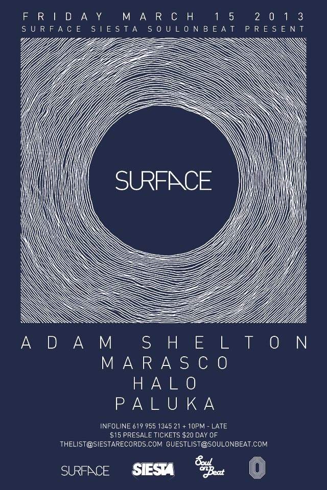 Surface with Adam Shelton  - Página frontal