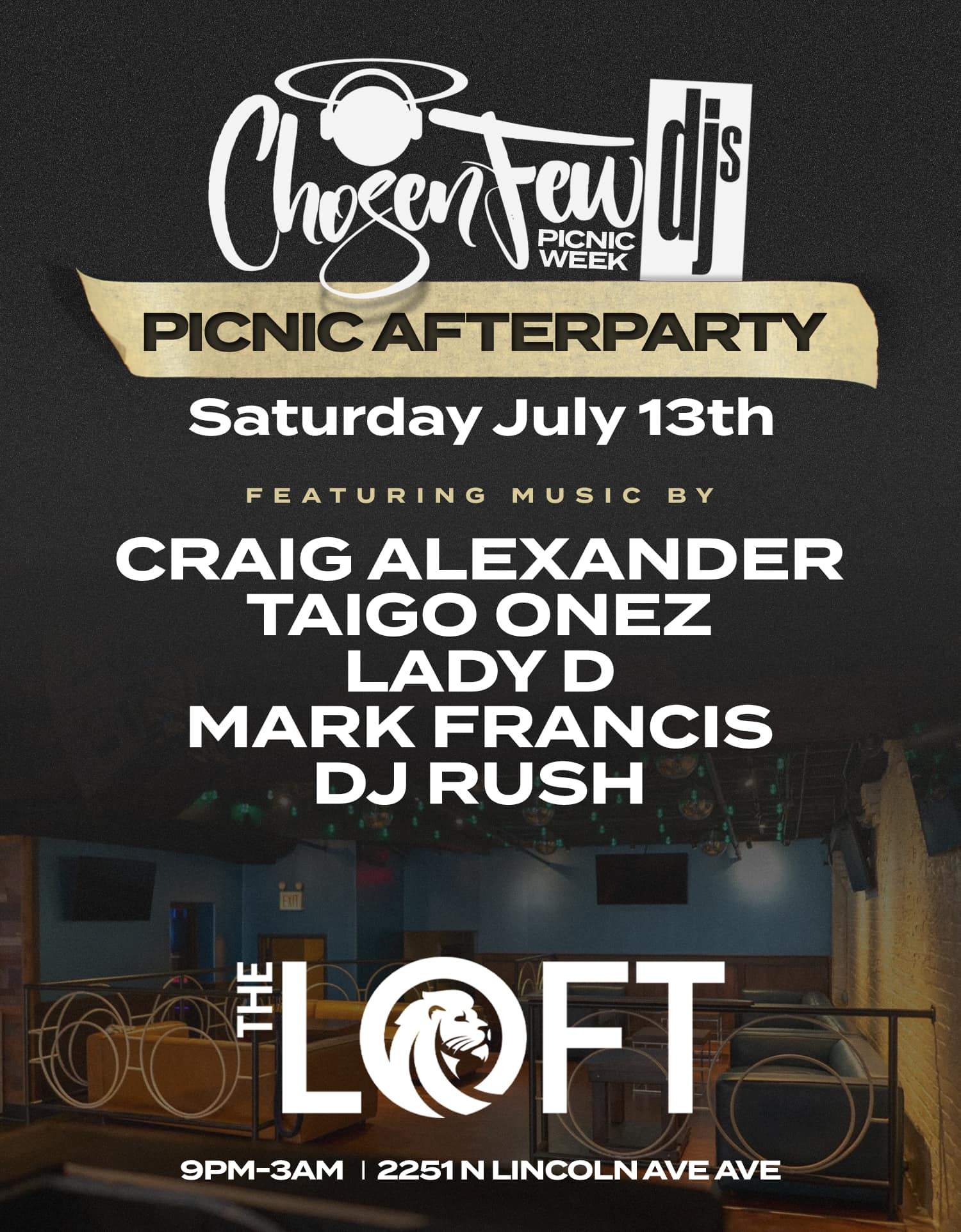 Chosen Few Picnic After Party at The Loft Chicago, Chicago