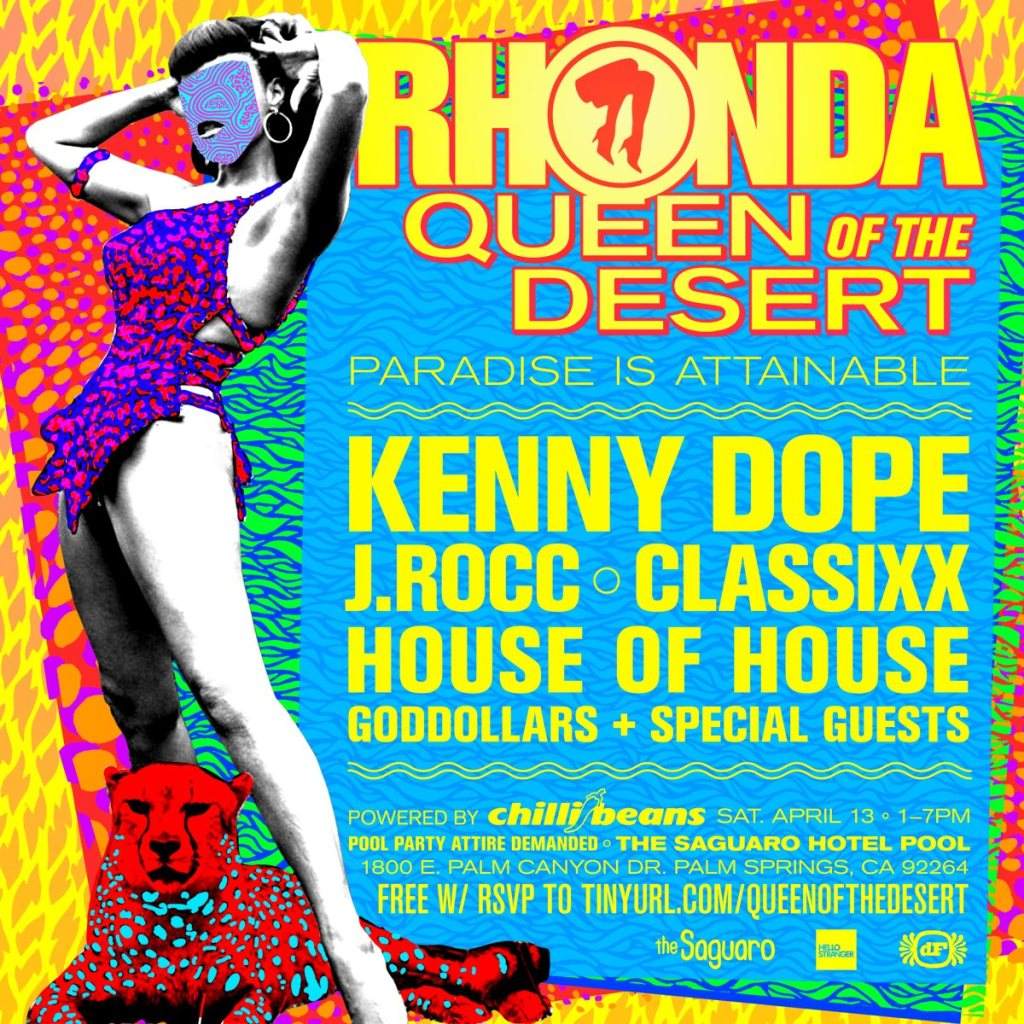 Rhonda, Queen OF The Desert - Página trasera